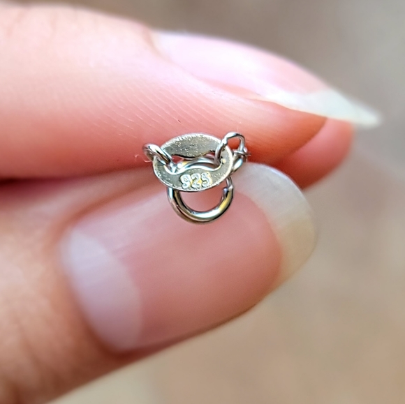 NEW STERLING SILVER 925 + 14k GOLD PLATED Heated Red Ruby Pendant - Picture 4 of 6